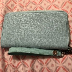 Thirty one baby blue wristlet NWOT